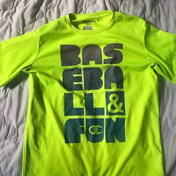 Champions boys athletic T-shirt size 14 - Picture 1 of 2